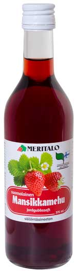 suomalainen mansikkamehu 375 ml Meritalo