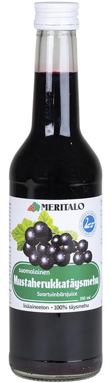 Finnish sugar-free blackcurrant juice 350 ml Meritalo